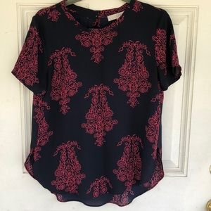 Loft Floral Damask Top